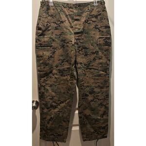 Tru-Spec sz L Woodland MARPAT (Marine Pattern) camo combat utility trousers